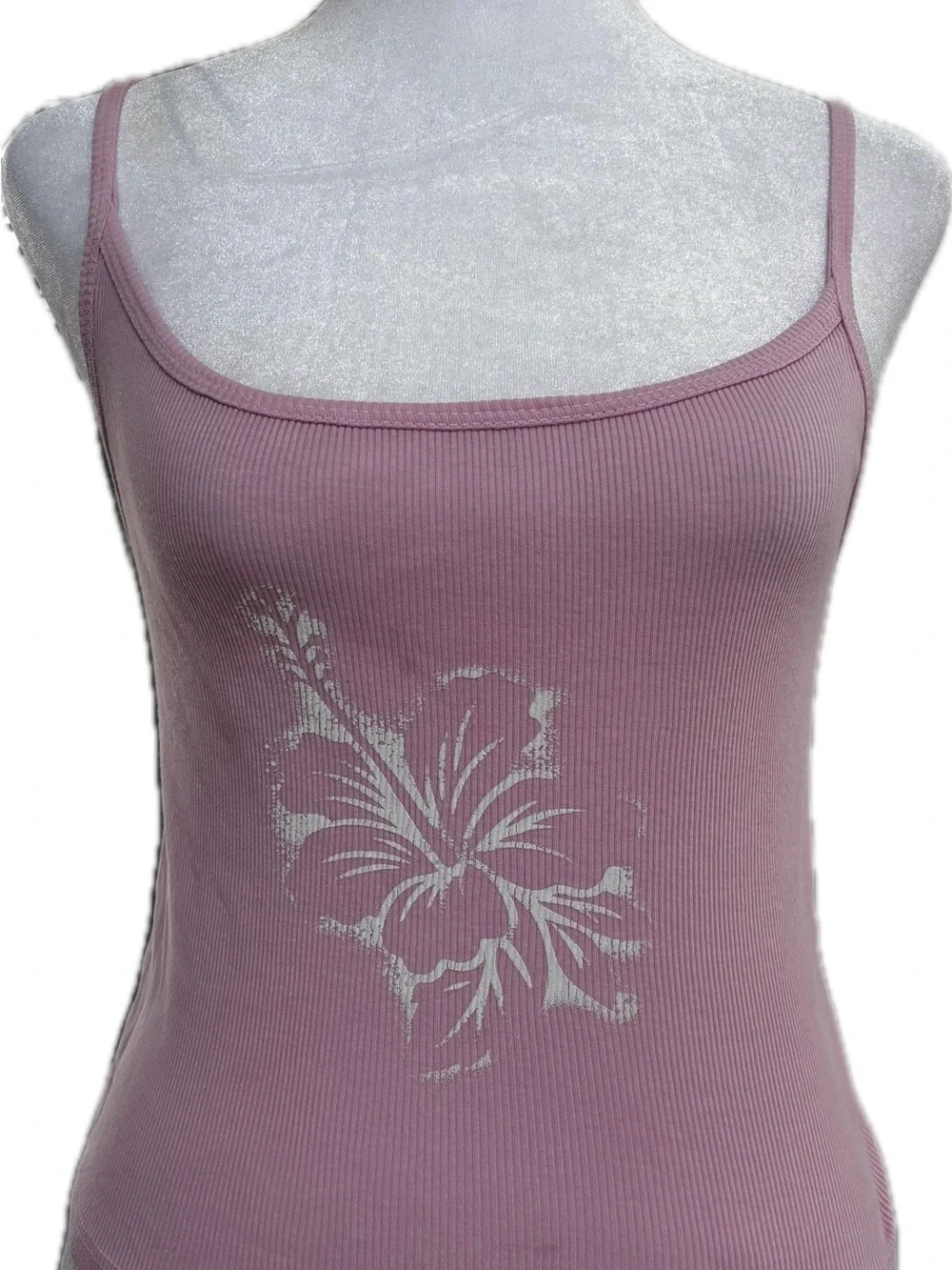 PacSun Exclusive Beverly and Beck Hibiscus Tank Top